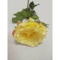 Искусственный цветок Удачный Сезон Роза 71 см, желтый RO001
