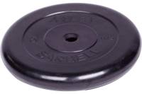 Обрезиненный диск Barbell Atlet d 26 мм, чёрный, 5.0 кг 2479