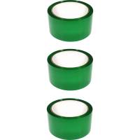 Упаковочная клейкая лента Кордленд зеленый, 48x43x40м, 3 шт. SCO-00361.3