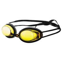 Очки для плавания ATEMI силикон, черный/янтарь, N402 00000026609