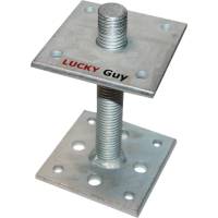 Регулировочный анкер лифт Lucky Guy 100x100x6 мм, М24, Н-150 мм, оцинк. 600 06 100100 0