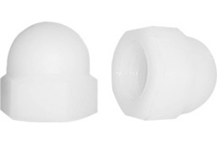 Колпачковая полиамидная (пластиковая) гайка DINFIX DIN 1587, М8, 25 шт. 00-00001770