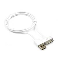 Кабель Cablexpert USB, AM/Apple для iPhone/iPod/iPad, 1м, белый пакет CC-USB-AP1MW