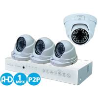 Комплект видеонаблюдения для дома и офиса Ivue AHD 1MPX 8+4 D5008-PPC-D4
