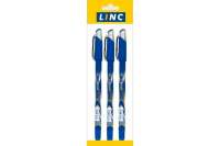 Набор шариковых ручек Linc GLISS 0,70 мм, 3 шт, синий 1210F /blue/ 3