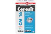 Клей для плитки Ceresit CM 16 эластичный, класс C2TE, 25 кг 1317215