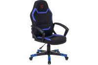 Игровое компьютерное кресло Бюрократ ZOMBIE 10 черный/синий искусственная кожа/ткань ZOMBIE 10 BLUE