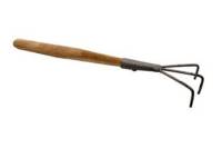 Трехзубый рыхлитель с деревянной ручкой АВАНТЭ Р-3-1(с)