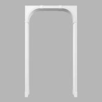 Арка Cosca decor Прима белый, ламинированный МДФ, набор СПБ097887