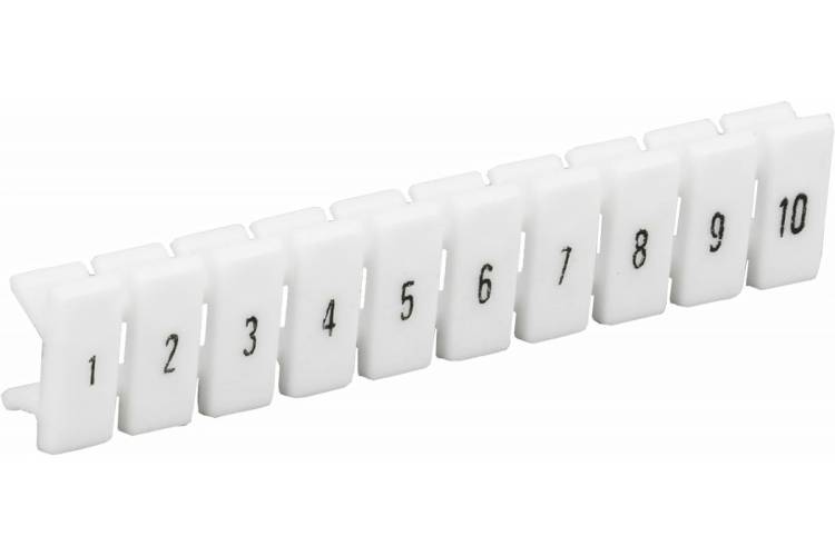 Маркеры для КПИ-1,5мм2 IEK с нумерацией №№ 1-10  YZN11M-001-K00-10