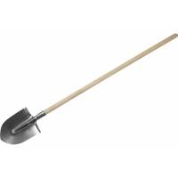 Штыковая лопата Рустрейд нержавеющая сталь, с черенком, высший сорт СИ-01579