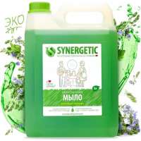 Жидкое биоразлагаемое мыло для мытья рук и тела Synergetic Луговые травы 5 л 4613720438983
