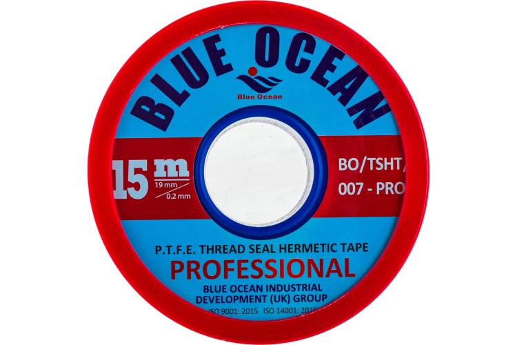 ФУМ-лента Blue Ocean 19мм х 0,2мм х 15м BO/TSHT/022