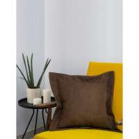 Декоративная подушка на молнии Kauffort Dimaut, 50x50, коричневый 122011630