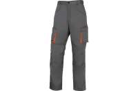 Рабочие брюки Delta Plus MACH2 полиэстер, хлопок M2PA2, размер M, серый/оранжевый