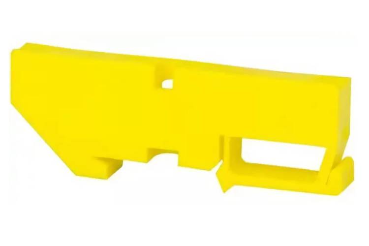 Изолятор EKF на DIN-рейку желтый PROxima SQak-1-4-y