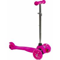 Детский самокат ATEMI Baby Road колеса 118/76 мм, светодиоды, розовый, AKC01C 00-00006917