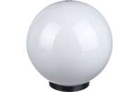 Садово-парковый светильник ЭРА НТУ 0260251, шар, белый, призма, D=250 mm Б0048044