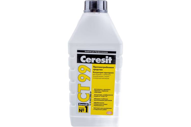 Противогрибковый препарат Ceresit CT 99 1 л 12/480 14276