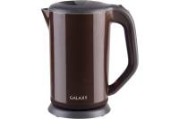 Электрический чайник Galaxy GL 0318 коричневый, 2000 Вт, 1.7 л гл0318коричн