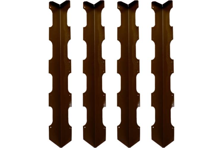 Колышки для деревянных грядок Delta-Park CB60-4 коричневые, 4 шт. 3003021