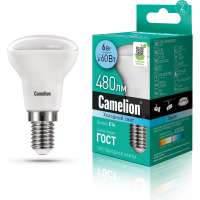 Светодиодная лампа 6Вт, 220В Camelion LED6-R50/845/E14 11659