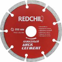 Алмазный диск сегментный 200х22 мм Redchili 07-07-07-18