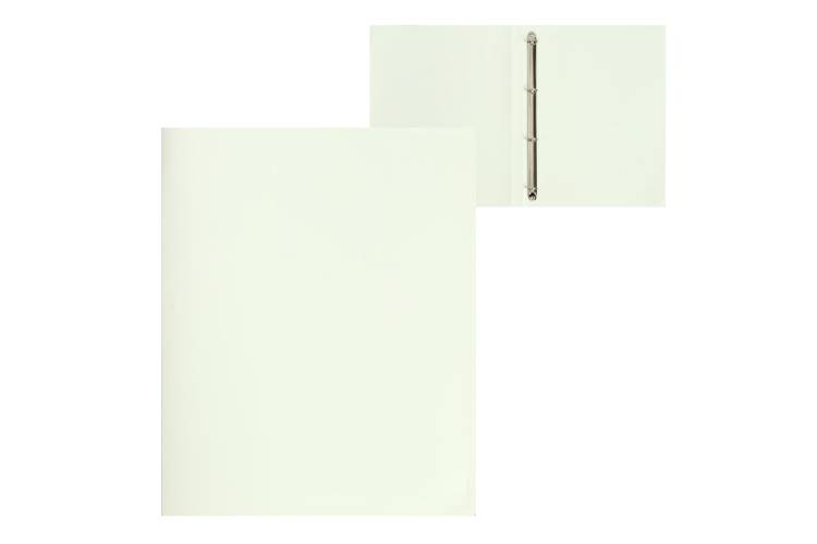 Пластиковая папка на 4 кольцах Calligrata А4, 18 мм, 500 мкм, молочно-белая 6579795