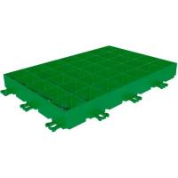 Газонная решетка Gidrolica 60х40х6,4 см - пластиковая зеленая кл.D400 601