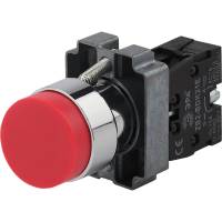 Кнопка управления ЭРА LAY5-BL41, без подсветки, красная, 1з, 20/200/5000 Б0045672