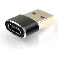 Переходник USB Cablexpert USB-A(M)/Type-C(F), 2.0, пакет A-USB2-AMCF-02