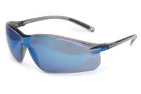 Ультра-легкие открытые очки с сине-серебристыми линзами из поликарбоната HONEYWELL А700, 1015440