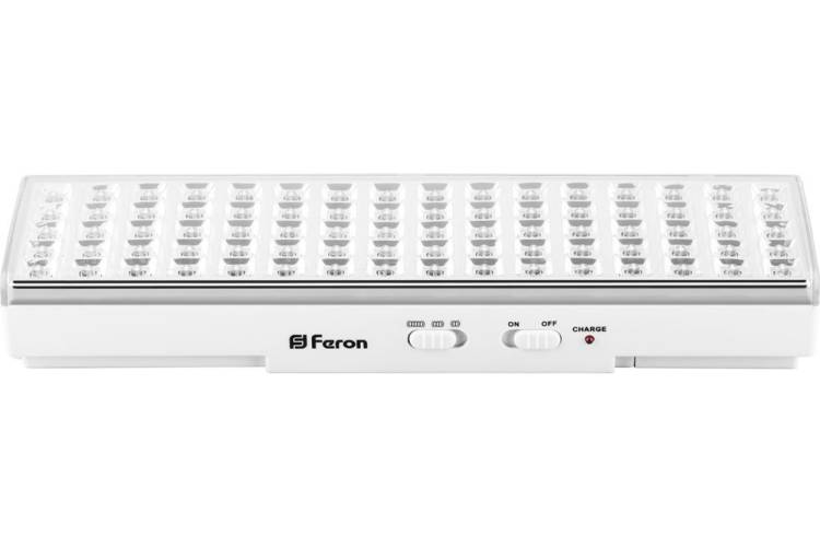 Аварийный светильник FERON LEDх80 5ч. непост. IP20 12900