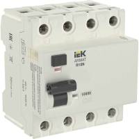 Выключатель дифференциального тока IEK ARMAT R10N 4P 25А 30мА тип A AR-R10N-4-025A030