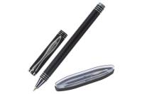 Подарочная шариковая ручка BRAUBERG Magneto синяя, черный корпус с хромом, линия 0.5 мм 143494