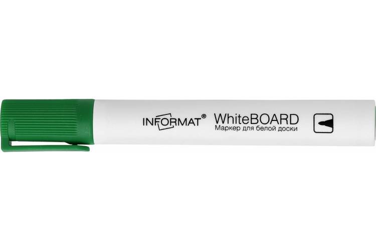Маркер для белых досок INFORMAT BOARD 5 мм зеленый круглый WRR03G