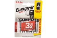 Щелочная батарейка LR03 AAA MAX 1.5В бл/6 ENERGIZER 7638900410761