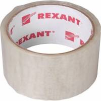 Упаковочная клейкая лента REXANT 48 мм х 50 мкм, прозрачный, 6 рулонов по 36 м 09-4201