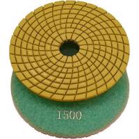 Круг шлифовальный алмазный гибкий АГШК для мокрой полировки 100 мм, P1500 LUX S.E.B. 103AT-CW1500