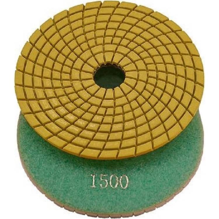 Круг шлифовальный алмазный гибкий АГШК для мокрой полировки 100 мм, P1500 LUX S.E.B. 103AT-CW1500