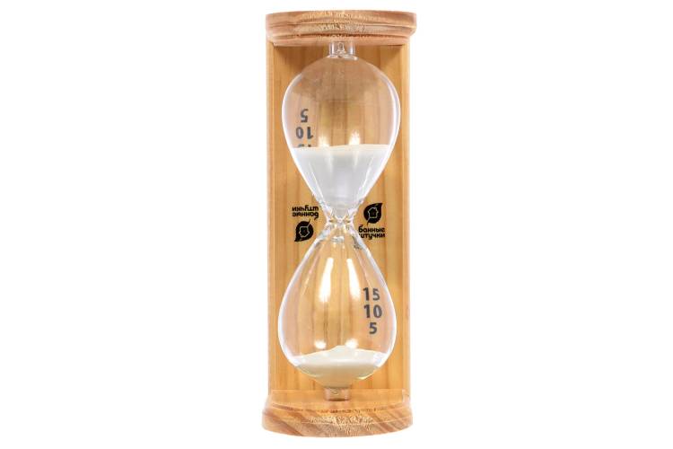 Песочные часы Банные штучки Люкс, 6,5х9х19,5 см 18035