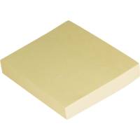 Бумага для заметок Attache Economy стикеры с клеевым краем 51x51 мм 100 листов, пастельный желтый 1407991