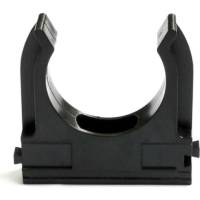 Черная крепеж-клипса для трубы REXANT d 25 мм, 100 шт. 28-0125-3