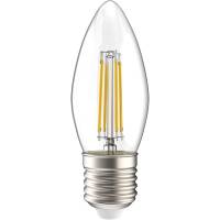 Лампа IEK серия 360, LED, C35, свеча, прозрачная, 5вт, 230В, 4000К, E27 LLF-C35-5-230-40-E27-CL