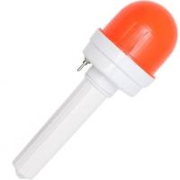 Сигнальный фонарь ПРОТЭКТ пластмассовый, с длинной ручкой, три режима работы, в комплекте с батарейками, оранжевый, ФС 4.1 А