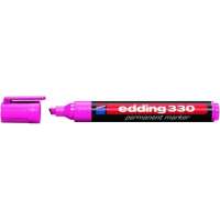 Перманентный маркер Edding клиновидный наконечник, 1-5 мм, розовый E-330#9