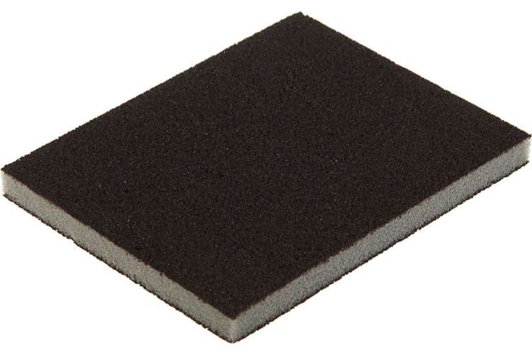 Губка мягкая абразивная шлифовальная (125х100х10 мм; Р80) TUNDRA 2580208