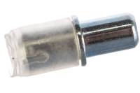 Полкодержатель-дупло с пластиковым наконечником ЕВРОПАРТНЕР 5/5х16 мм 12шт. 16 1904 1