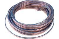 Акустический кабель REXANT 2х0,75 кв.мм прозрачный BLUELINE м. бухта 5 м 01-6204-3-05