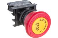 Аварийная кнопка Emas Грибок 40мм с маркировкой, 250В AC, 4А, B200EE